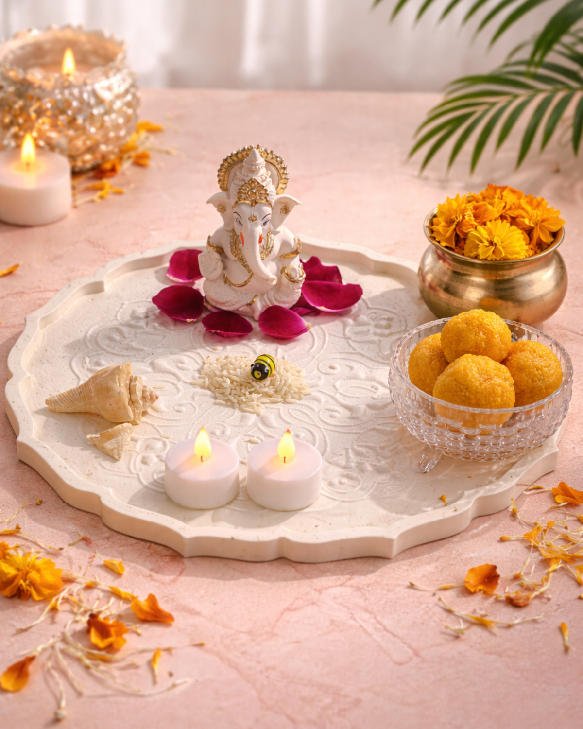 Corian Pooja Thali