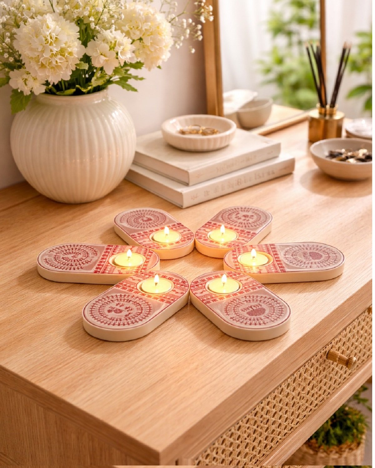 6 Pc T Light Holder